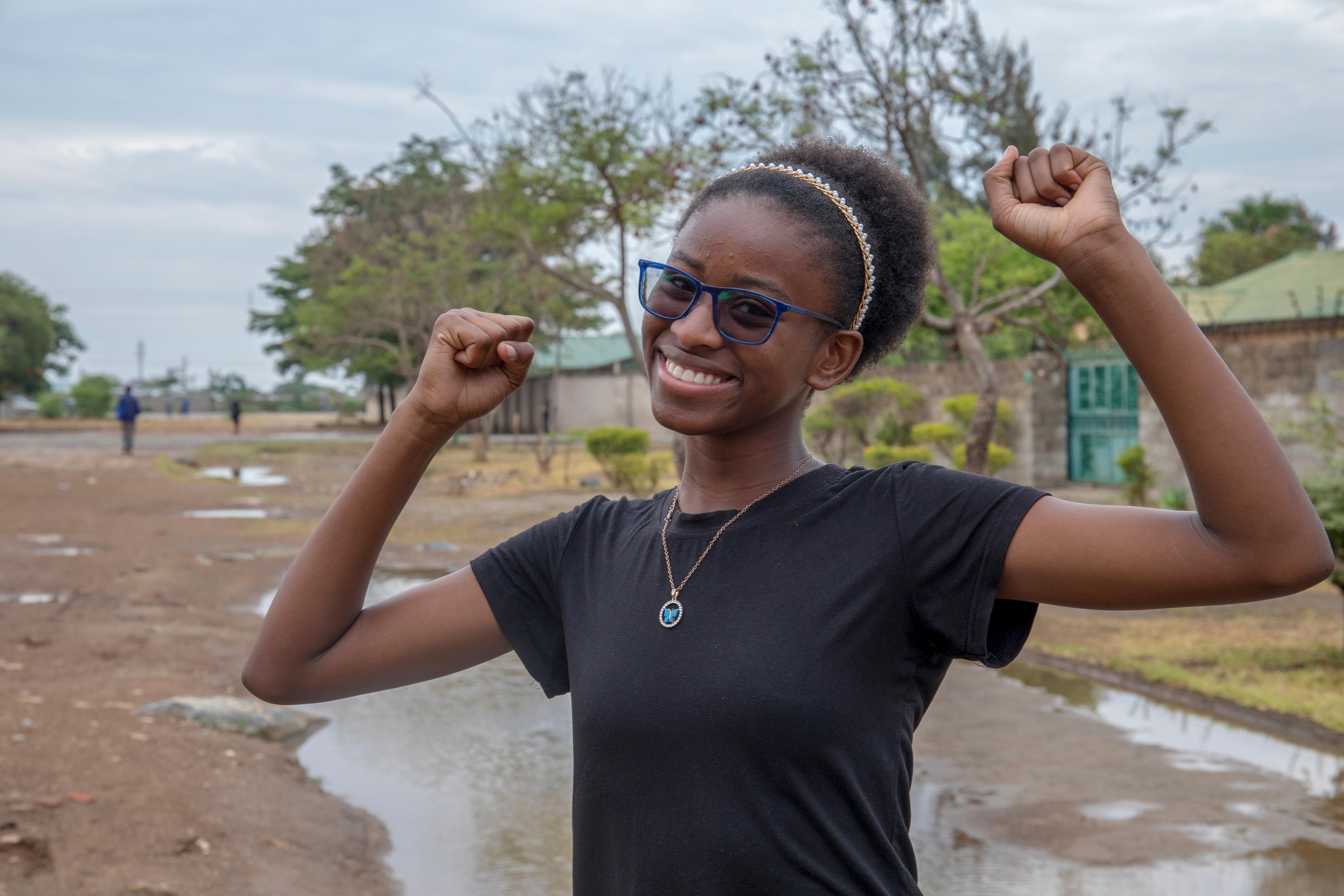 CH1763651_16-year-old-Justina-a-child-climate-activist-pictured-on-a-street-nearby-her-house-in-Zamb