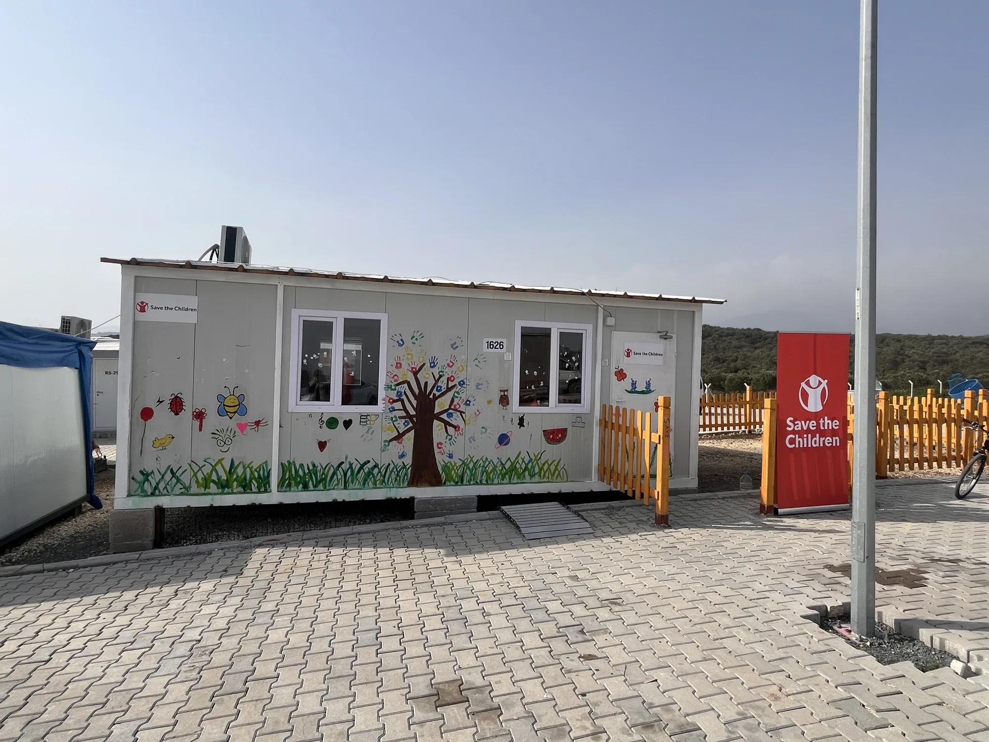 One of Save the Children���s container schools.