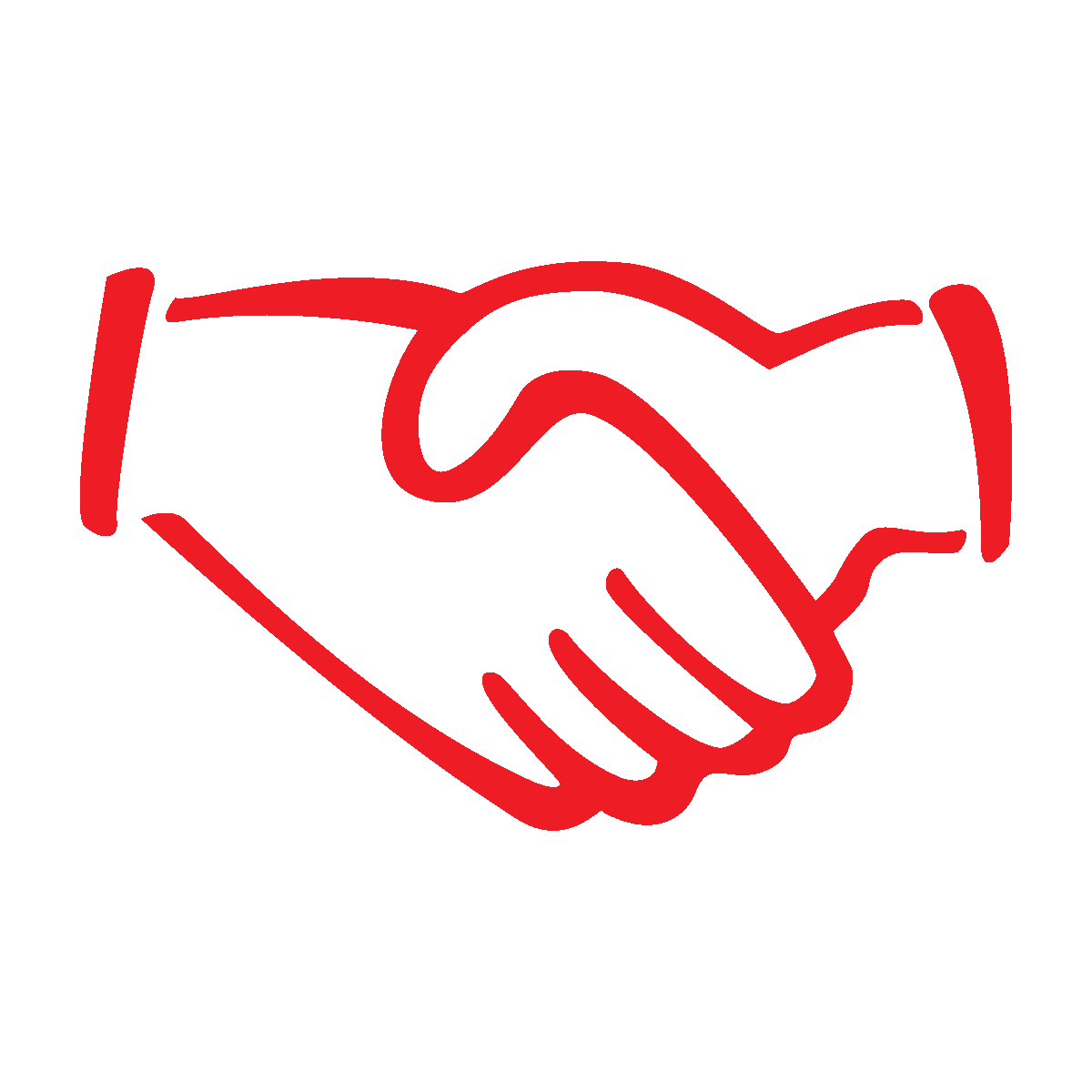 handshake red