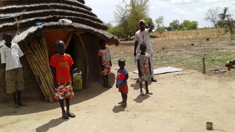 Abyei region, in the north of South Sudan. 