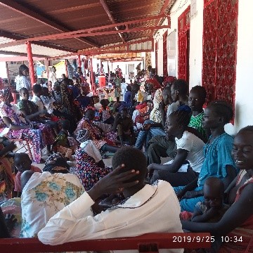 busy Juoljok clinic in the Abyei region, in the north of South Sudan. 