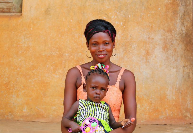 Prisca*(28) and her daughter Charlene*(1)