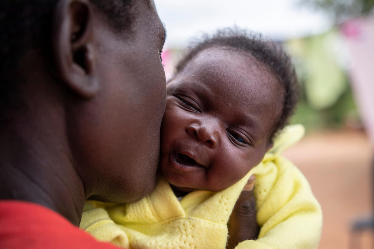 Juliet* (30) gave birth to Maita* (1 month) at home because her local clinic has closed its maternity unit