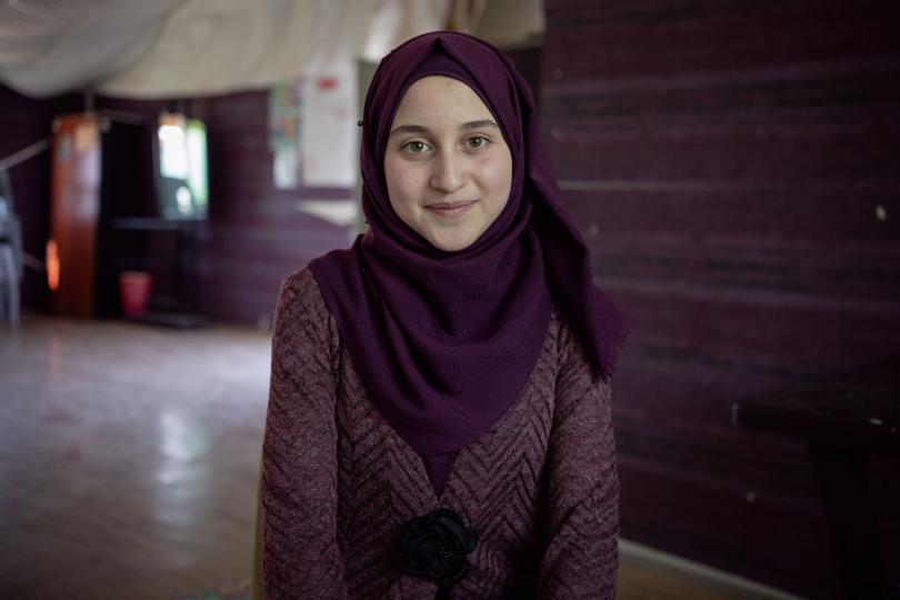 Maya*, 14, Za'atari, Jordan