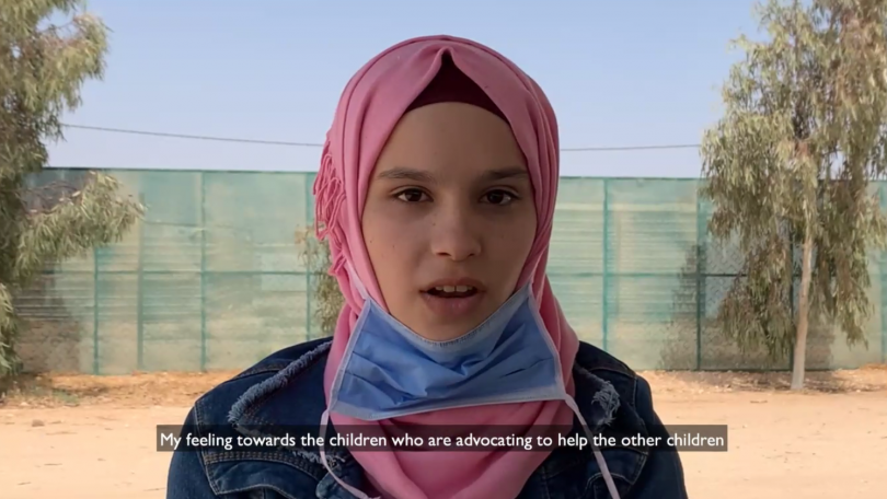 Haya*, 16, Jordan, speaks out on the issues close to her heart