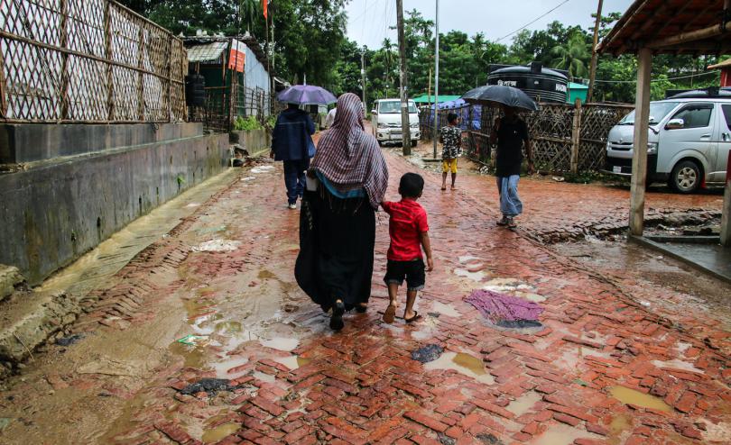 Nafisa* (25) was the first COVID-19 patient at Save the Children's isolation treatment centre in Cox's Bazar