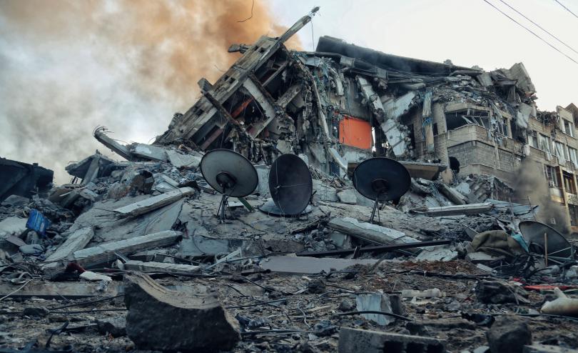 Destruction and rubble after airstrikes in Gaza, May 2021. Photos courtesy of United Nations Office for the Coordination of Humanitarian Affairs (OCHA)