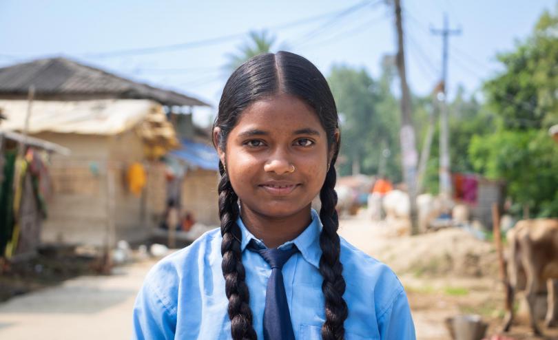 Kamani, 14, lives with her family in a small village in Nepal often affected by floods