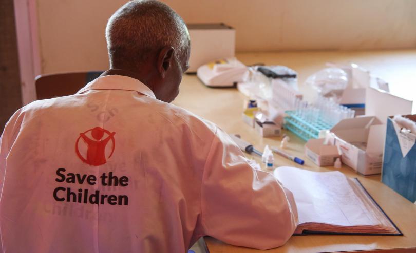 A Save the Children clinic in Al Gezira State, Sudan, providing vital healthcare for children and their families