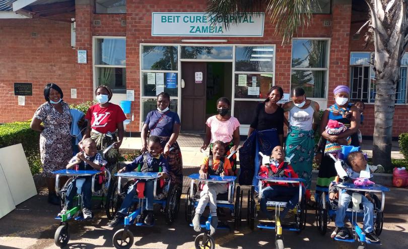 Parents and caregivers with their children