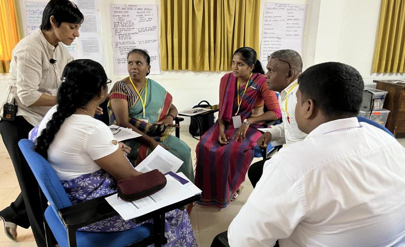 Photo taken durring some training in Sri Lanka