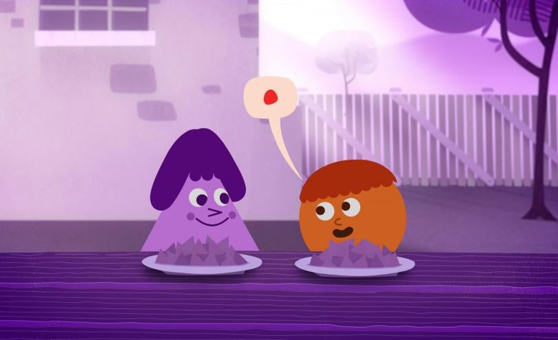 Screenshot of animation