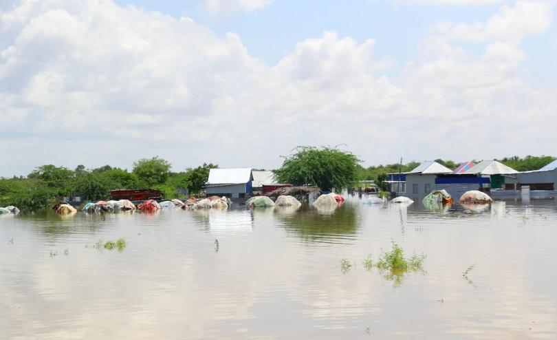 Shabelle River floods, Beledweyne town in Somalia