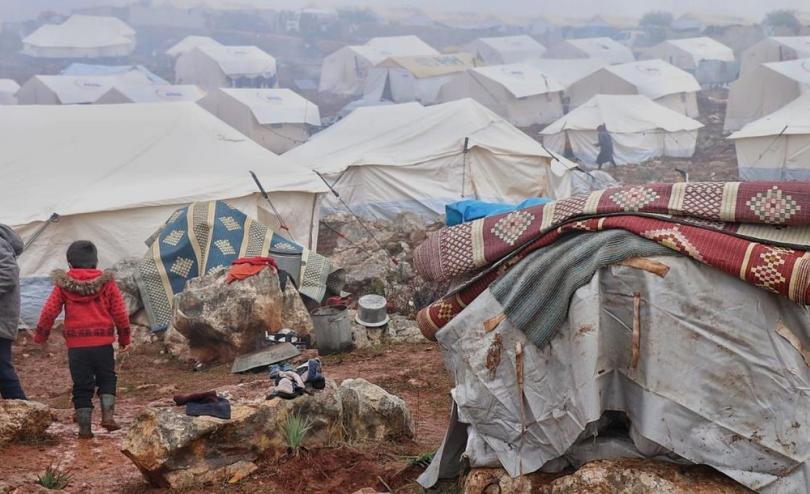 Displacement camp in Idlib, North West Syria