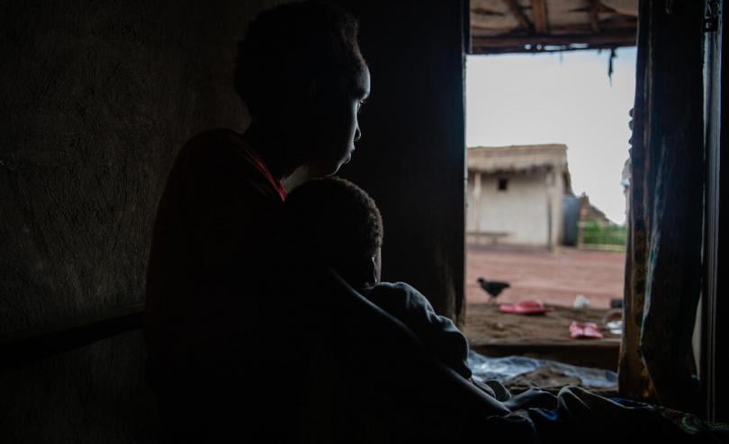 A 16-year-old victim of sexual assault in the Democratic Republic of Congo (Esther Mbabazi / Save the Children)