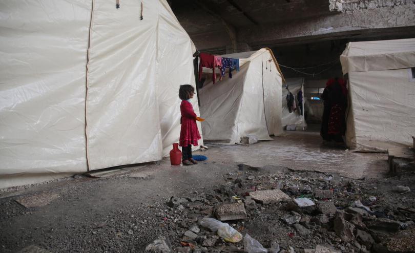 Displacement camp in Idlib, North West Syria