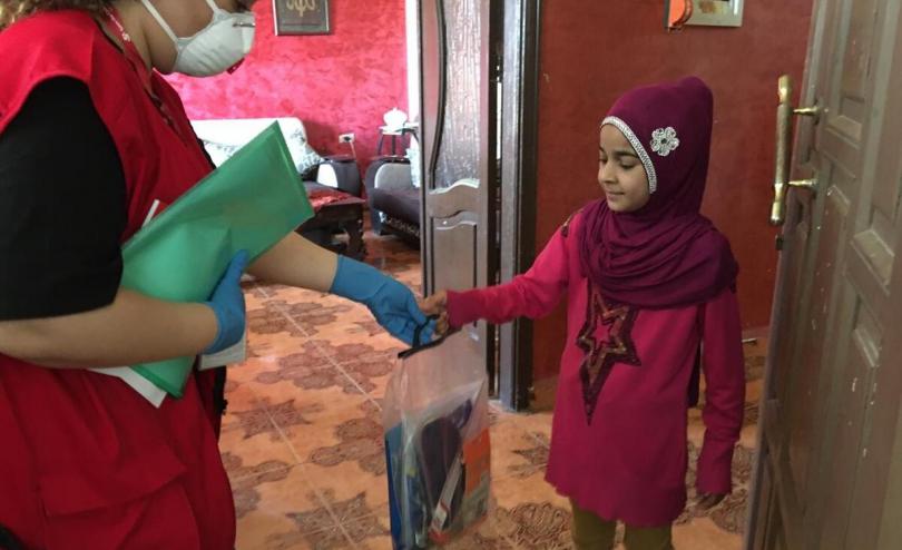 Distribution of Learning kits in Beirut and Mount Lebanon.