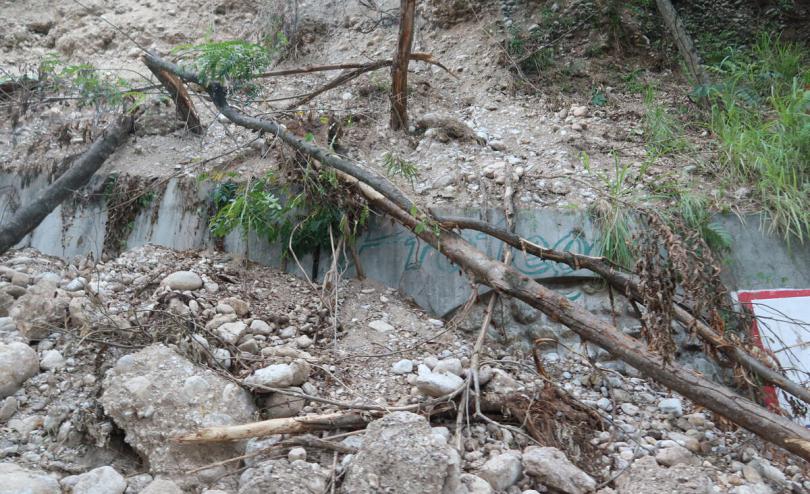 Earthquake damage in the Les Cayes area of Haiti