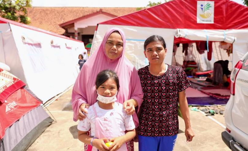 Arum, 50 with her daughter and granddaughter