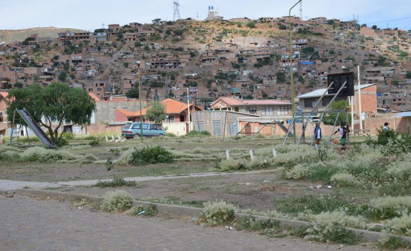 drought impacted area in Bolivia