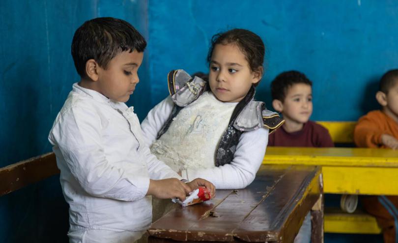 refugee children egypt