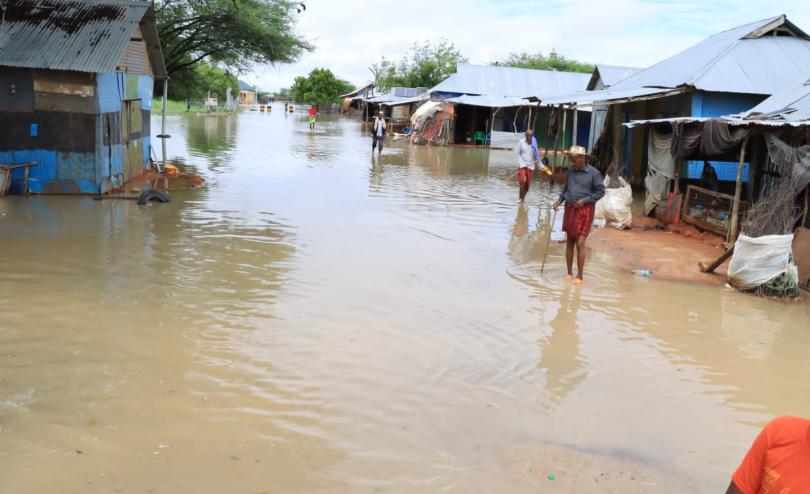 flood waters in Wajir