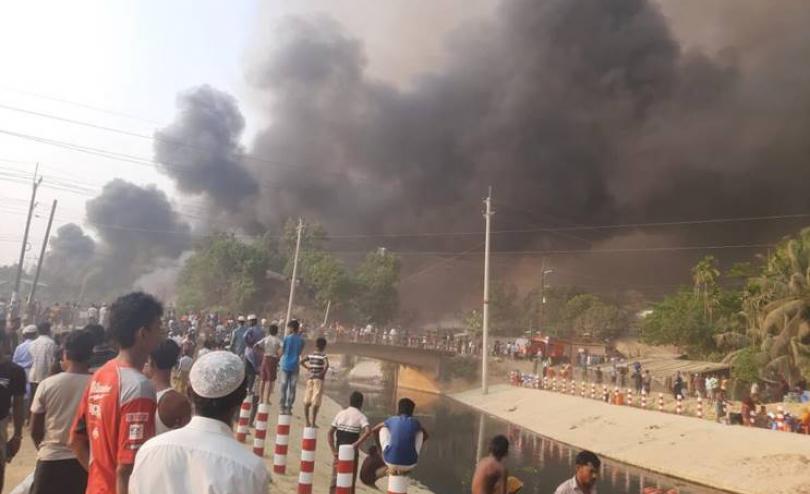 Fire in Cox's Bazar, Bangladesh