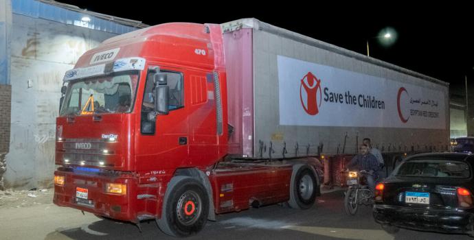 Save the Children aid arrives in Gaza, nowhere near meeting scale of need