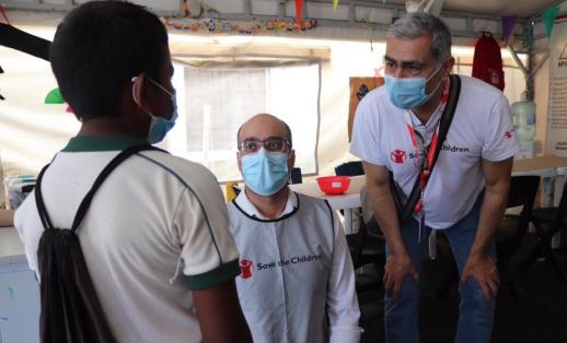 Zaeem visits healthcare programmes in Colombia