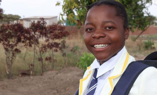 Cute, 16, Zimbabwe, speaks up for her rights