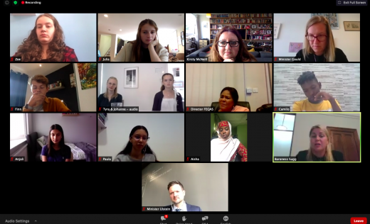 Children from around the world speak with leaders in our Global Digital Hangout