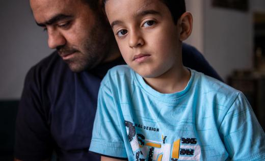 Ramy and his father in Cairo