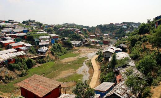 The Rohingya refugee camps in Cox's Bazar
