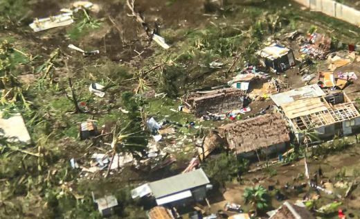  Damaged caused by Cyclone Harold on Santo Island, Vanuatu