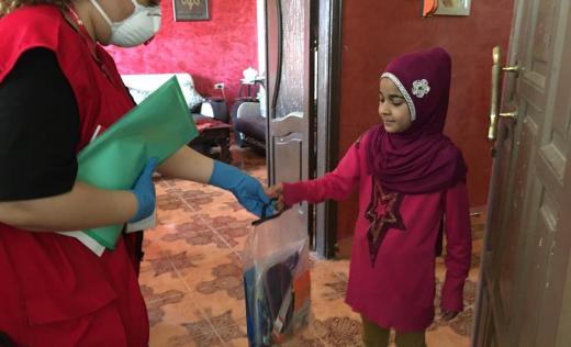 Distribution of Learning kits in Beirut and Mount Lebanon.