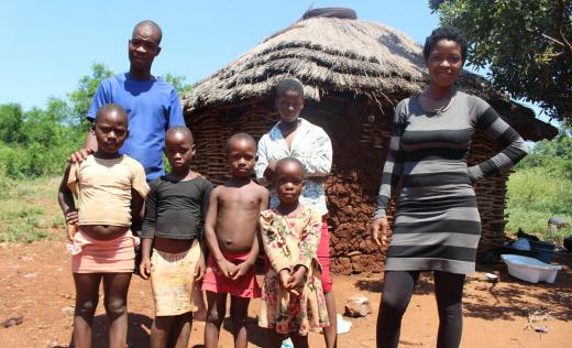 Mthobisi, 24, lives in a small village in the Lubombo region in Eswatini with his eight siblings
