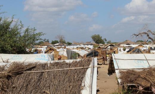 ents in a camp for Internally Displaced People in Mozambique