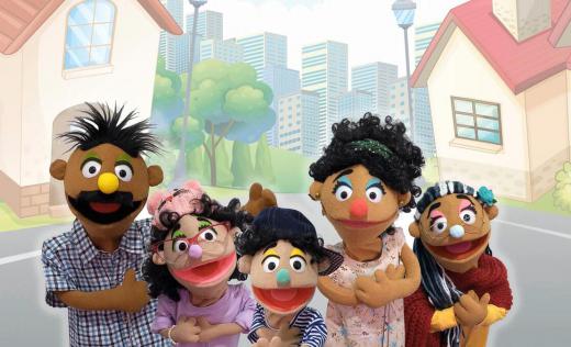 Sanito's family of puppets