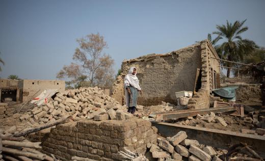 Noor Pakistan floods home destroyed 