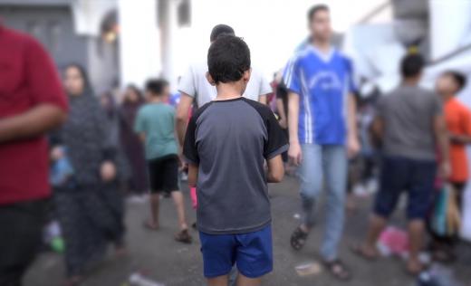A boy in Gaza 