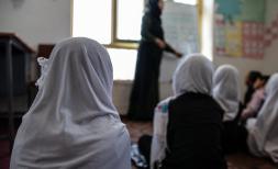 A Save the Children community-based classroom in Afghanistan