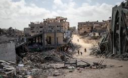 Image of destruction in Khan Younis, Gaza