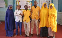 Child campaigners in Somalia