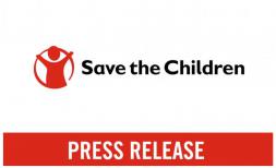 save the children logo and the words 'press release'